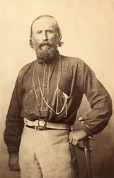 Giuseppe Garibaldi, aus einer Fotografie des 19. Jahrhunderts
